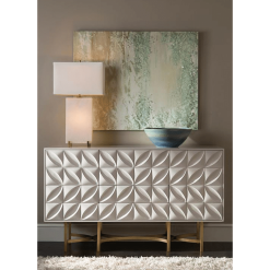 dining room ghost white credenza LS