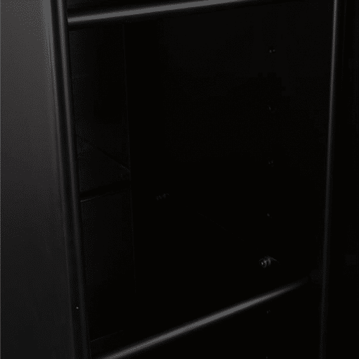 living room black satin cabinet metal