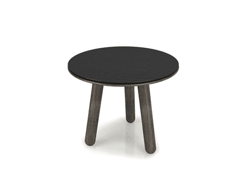 living room inverse end table steel top