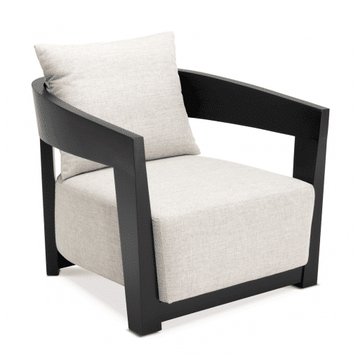 Bonaventure Accent Chair with Black Frame