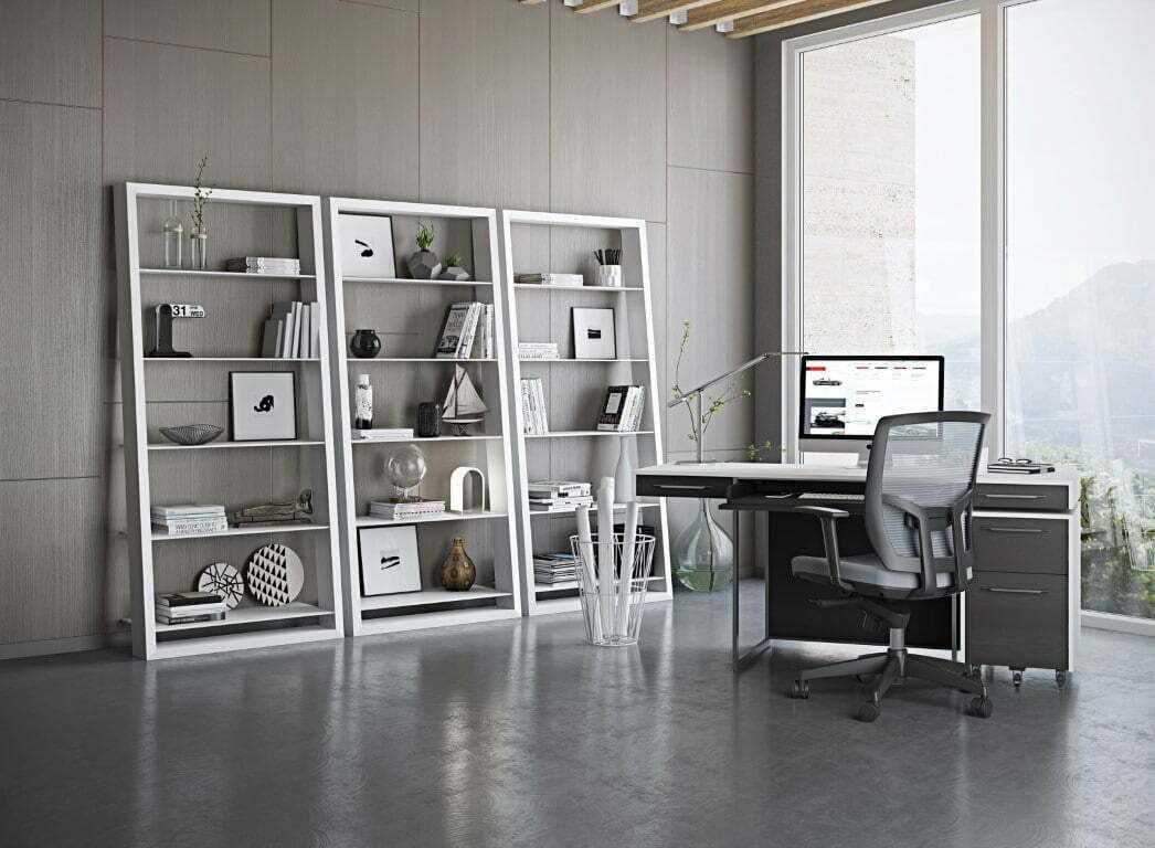 Eileen Blanc Shelf Modern Sense, Pieces Of Furniture With Many Shelves