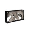 Framed ″ Console Table In Gray Stone – Variation