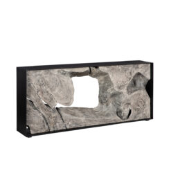 Framed ″ Console Table In Gray Stone – Variation