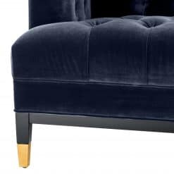Hermitage Sofa in Blue Details