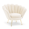 Melissa Accent Chair in Boucle Cream