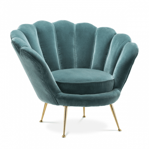 Melissa Accent Chair in Deep Turquoise