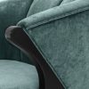 Rama Accent Chair in Aegean Green Details