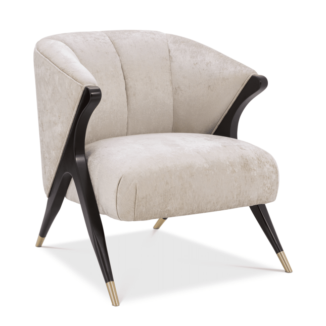 Rama Accent Chair in Mirage Off White