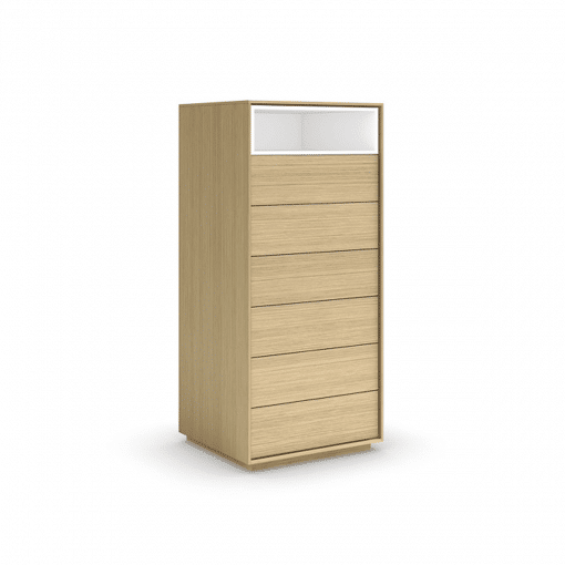bedroom azura narrow chest with inserts