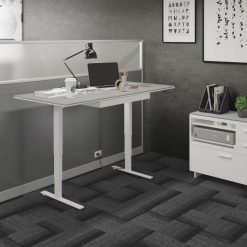 centro office BDI modern white sitstand desk 1