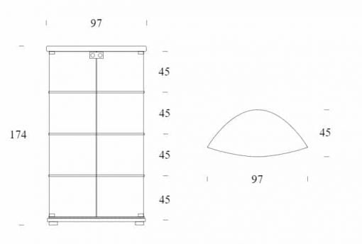 gracia cabinet dimensions in cm