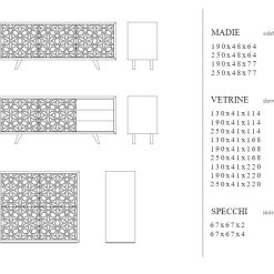 granada sideboard dimensions in cm
