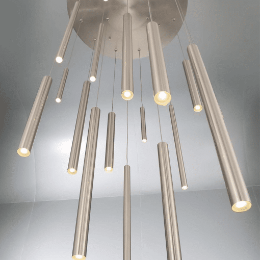 lighting 24 inayra chandelier round satin LS