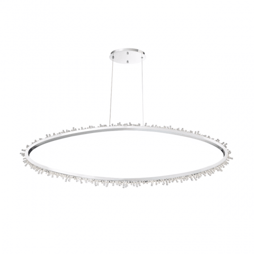 lighting scoppia oval chandelier