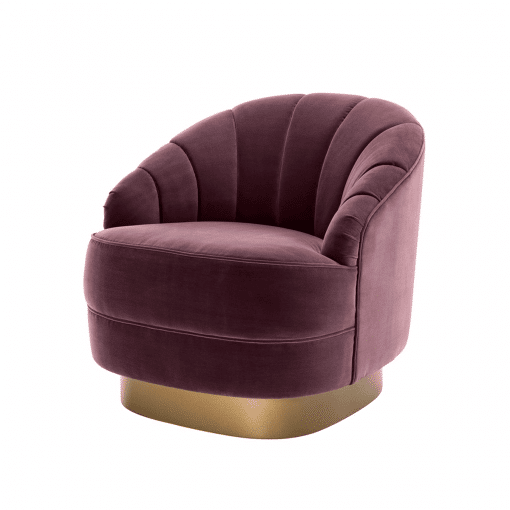 Verde Accent Chair in Purple