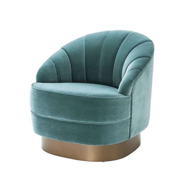 Verde Accent Chair in Turquoise
