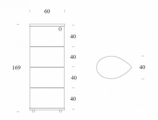 olivella cabinet dimensions in cm