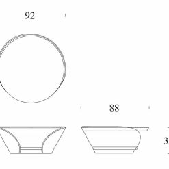 raffaello coffee table dimensions in cm