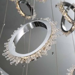 scoppia round chandelier closeup
