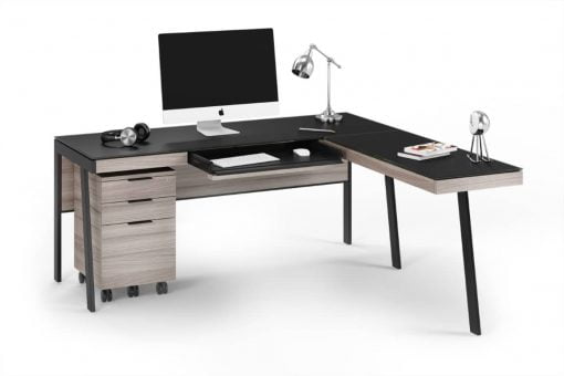 sigma desk 6901 return 6902 6907 file storage BDI str modern office furniture 1 Medium