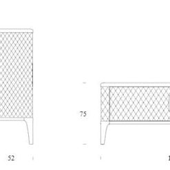 tiffany sideboard dimensions in cm