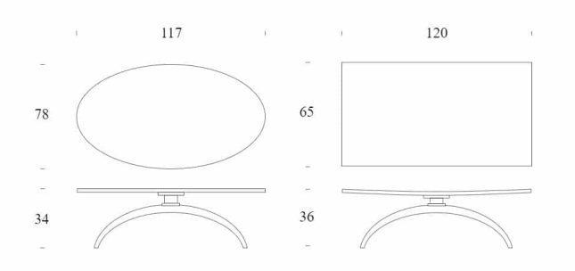 tudor coffee table dimensions in cm