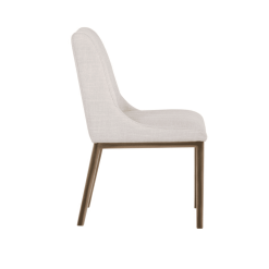 Halden Dining Chair Beige Linen side