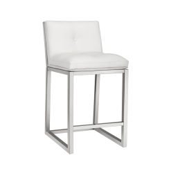 alba counter stool white