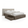 bedroom silk upholstered storage bed