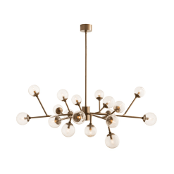 lighting dallas medium chandelier vintage brass