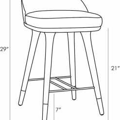 walsh counter stool dimensions