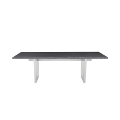 AIDEN DINING TABLE  OXIDIZED GREY FRONT