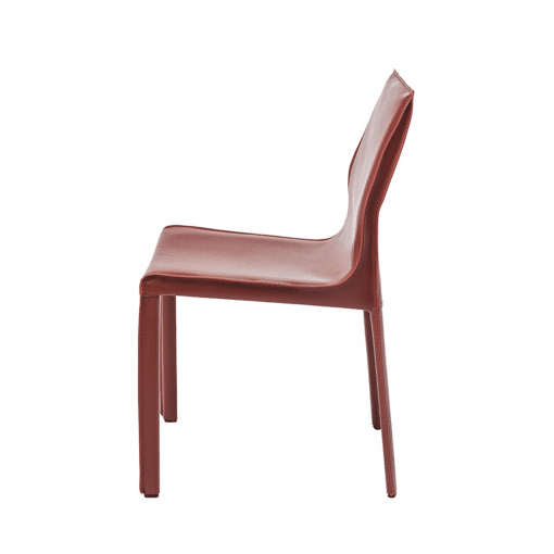 COLTER DINING CHAIR BORDEAUX side