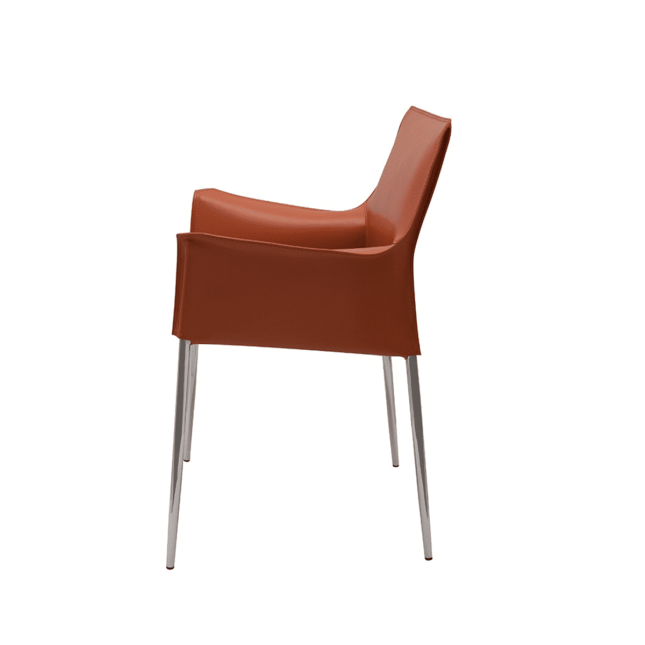 COLTER DINING CHAIR OCHRE side 1
