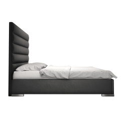 Prince Bed in Space Grey Eco Leather Side