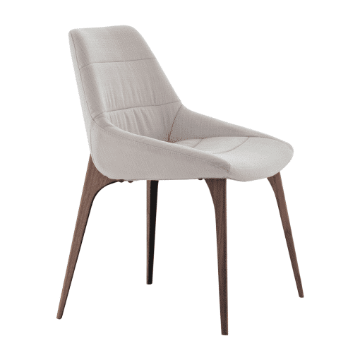 Rutgers Dining CHair in White Sand Fabric