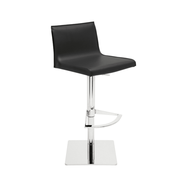 colter hydraulic stool black