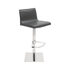 colter hydraulic stool dark grey