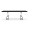 dining room curzon table 87 inch smoked oak