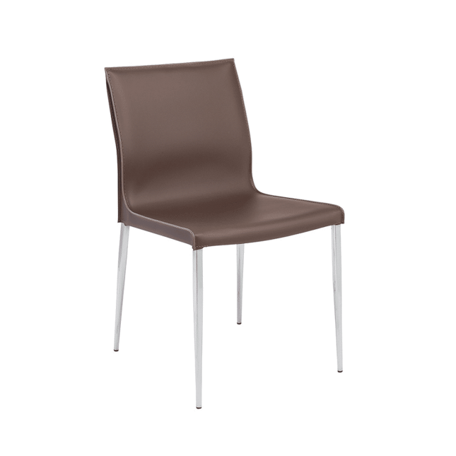 dining room colter chair mink stainless steel