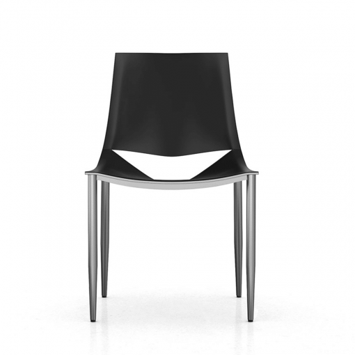 dining room sloane chair black and carbon front