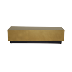 living room asher coffee table gold