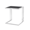 living room ethan side table black and stainless steel