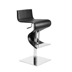 portland hydraulic stool black