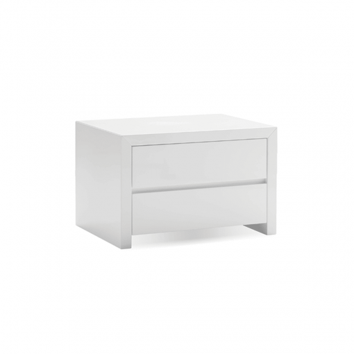 bedroom blanche 2 drawer night stand white
