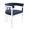 Fantasia Dining Chair in Stainless Steel