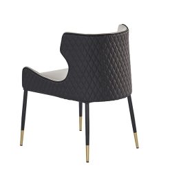 gianni chair dillon stratus and black leatherette