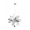 lighting bloom 24 inch pendant silver