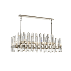 lighting clarion 48 inch polished nickel