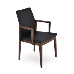 Pasha Arm Dining Chair Wood 002